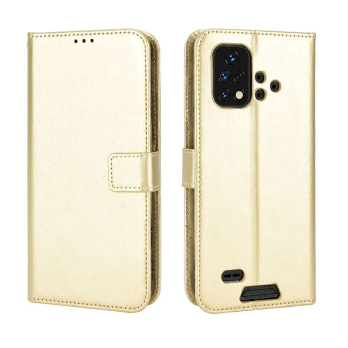 For Umidigi Bison X10G / X10G NFC Crazy Horse Texture Horizontal Flip Phone Leather Case(Gold)