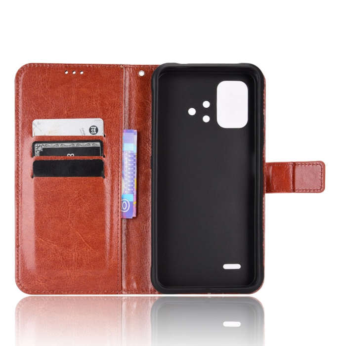 For Umidigi Bison X10S / X10S NFC Crazy Horse Texture Horizontal Flip Phone Leather Case(Brown)