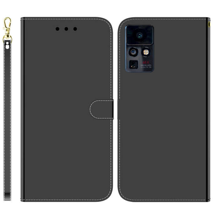 For Infinix Zero X Neo X6810 Imitated Mirror Surface Horizontal Flip Leather Phone Case(Black)