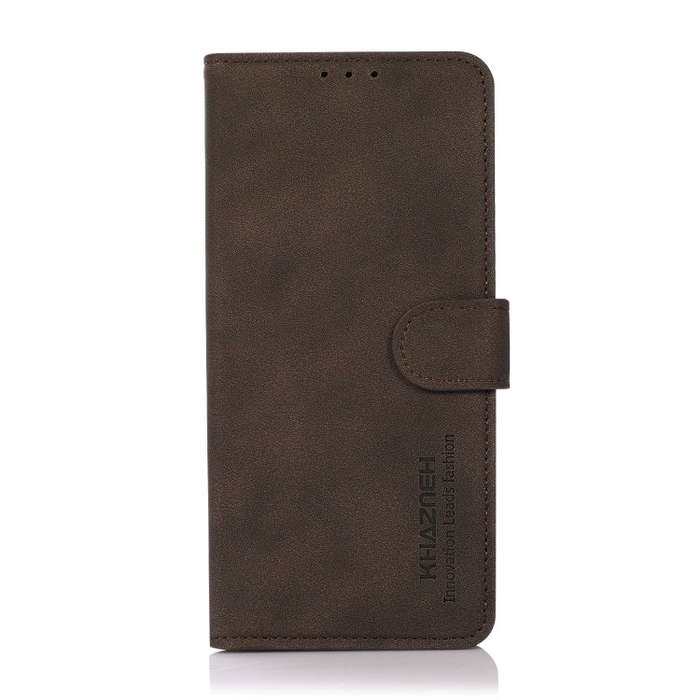 For Honor 50 Lite / Huawei nova 8i KHAZNEH Matte Texture Leather Phone Case(Brown)