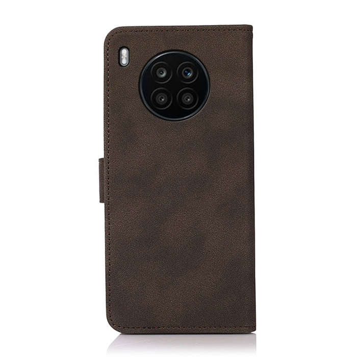 For Honor 50 Lite / Huawei nova 8i KHAZNEH Matte Texture Leather Phone Case(Brown)