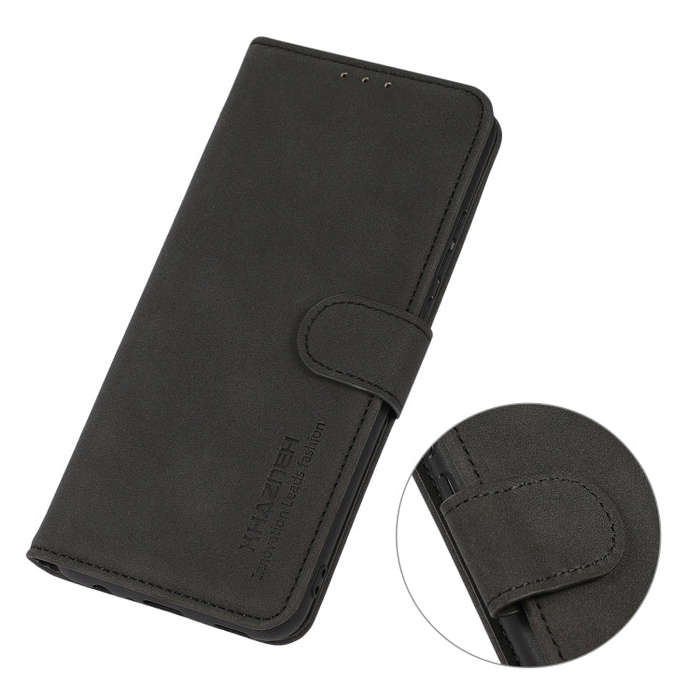 For Honor 50 Pro KHAZNEH Matte Texture Leather Phone Case(Black)