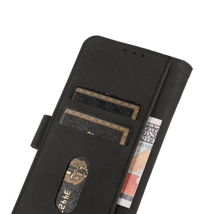For Honor 50 Pro KHAZNEH Matte Texture Leather Phone Case(Black)