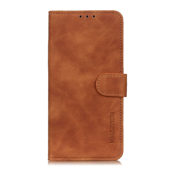 For Honor X7 / Play 30 Plus KHAZNEH Retro Texture Flip Leather Phone Case(Brown)