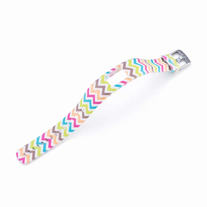 For Garmin Vivofit 4 Gloss & Color Integrated Silicone Watch Band(Ming Colorful)