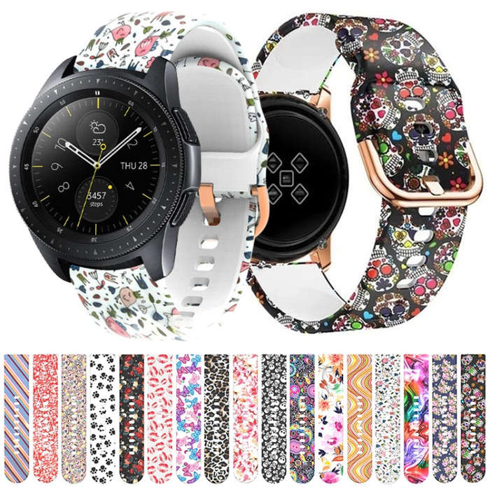 For Galaxy Watch 42mm Silicone Watch Band(Little Bird)