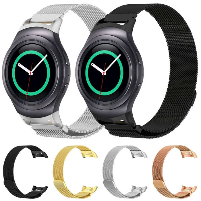 For Galaxy Gear S2 & R720 Milanese Watch Band(Golden)