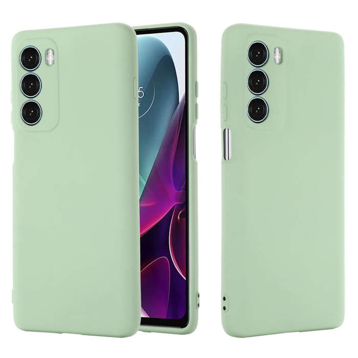 For Motorola Moto G200 5G / Edge S30 Pure Color Liquid Silicone Shockproof Full Coverage Phone Ca...