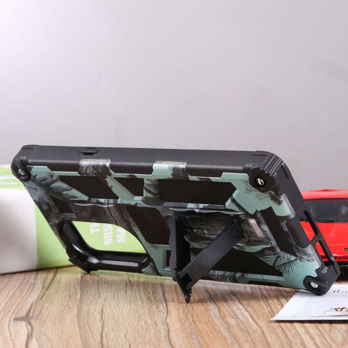 For Motorola Edge 30 Pro Camouflage Armor Shockproof TPU + PC Magnetic Protective Phone Case with...