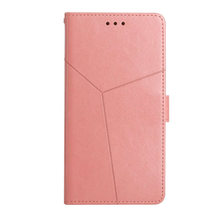 For Motorola Moto G Stylus 5G 2022 Y Stitching Horizontal Flip Leather Phone Case(Rose Gold)