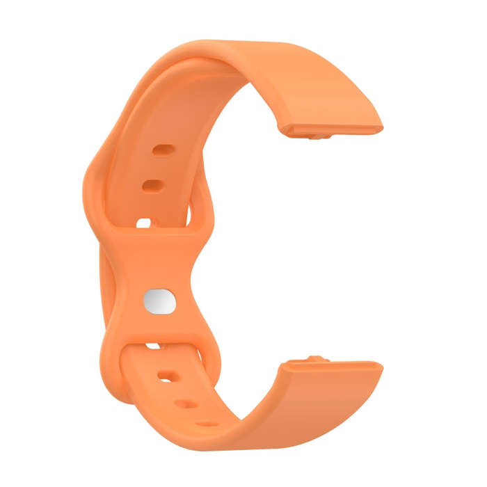 For Amazon Halo View Silicone Butterfly Buckle Watch Band, Size:L(Vitality Orange)