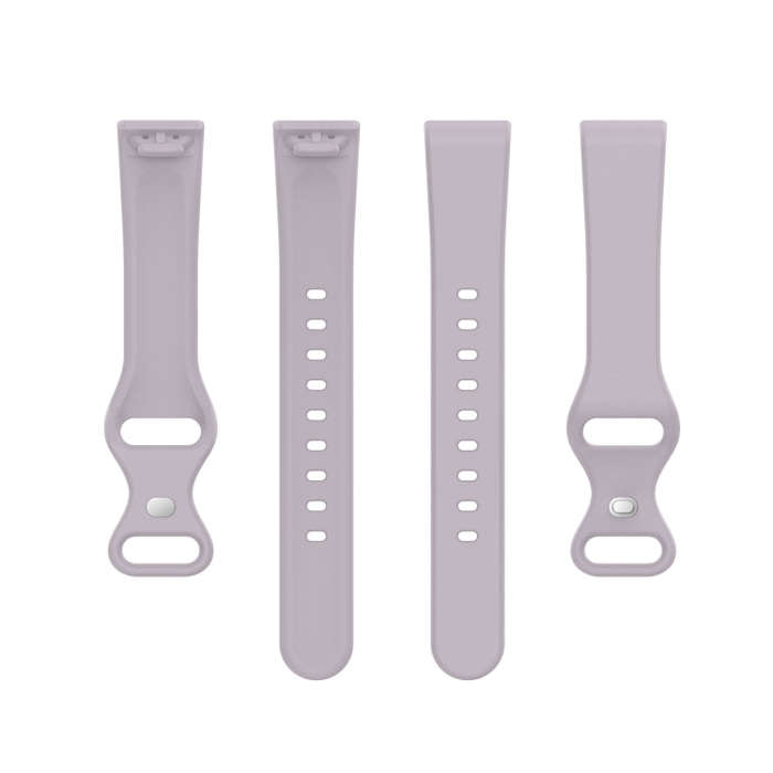 For Amazon Halo View Silicone Butterfly Buckle Watch Band, Size:L(Lavender)