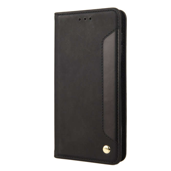 For Sony Xperia 10 IV Skin Feel Splicing Leather Phone Case(Black)