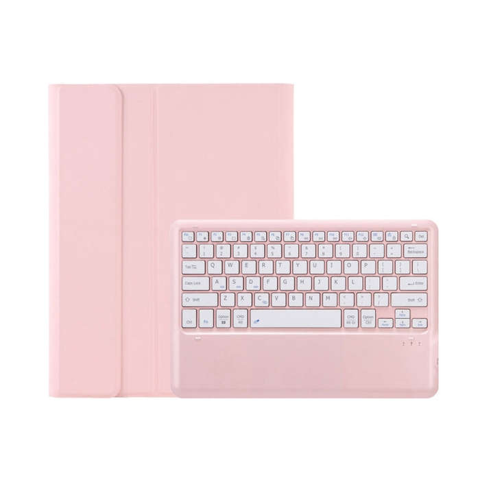 C12B Detachable Pen Slot Bluetooth Keyboard Leather Tablet Case For iPad Air 13 2025 / 2024 / Pro...
