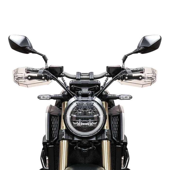 HP-HS002 1 Pair Motorcycle PC Front Windshield Handguard for Harley 883 / x48 / 1200(Transparent)