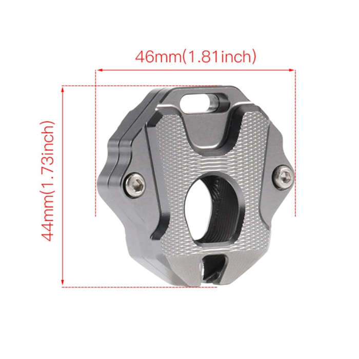 HP-Q093 Motorcycle Modified Key Shell for Honda CBR650R / CB650R / CB650F(Black)