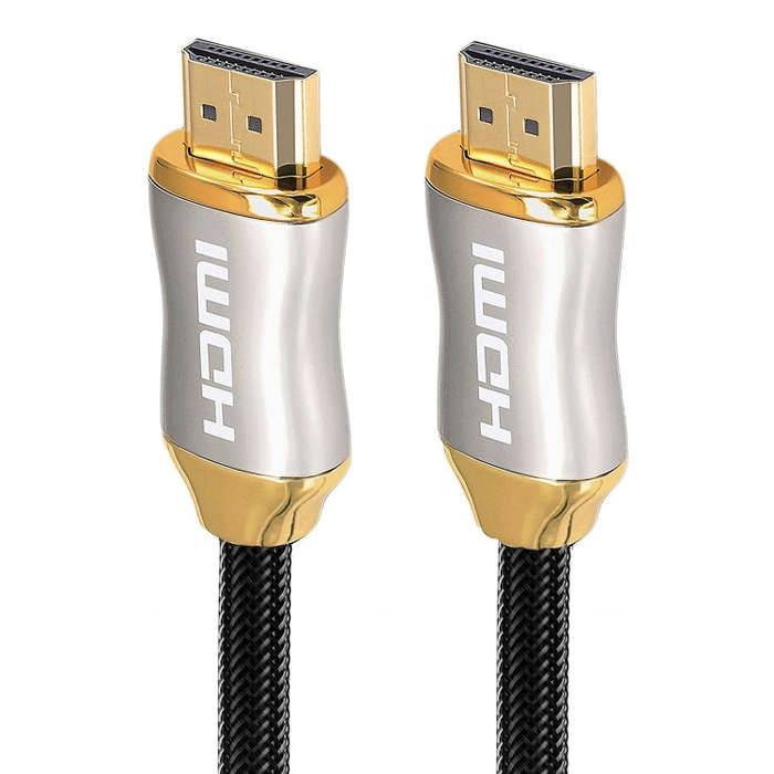 For HDMI 2.1 2m  HD 8K PS4 Cable 4K2K 144Hz Projector Notebook Set-Top Box Cable(Golden)