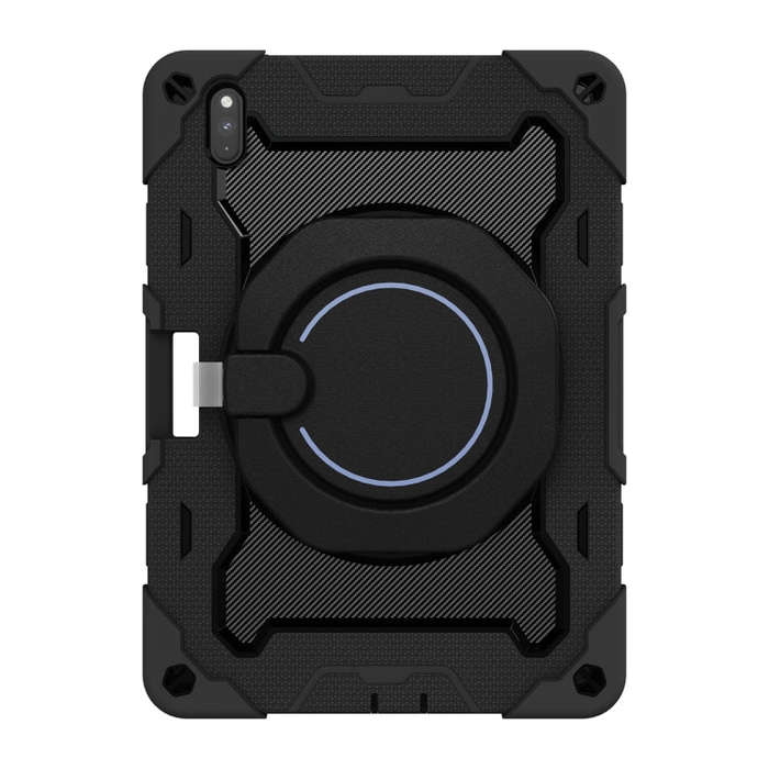 For Huawei Matepad Pro 10.8 Armor Contrast Color Silicone + PC Tablet Case(Black)