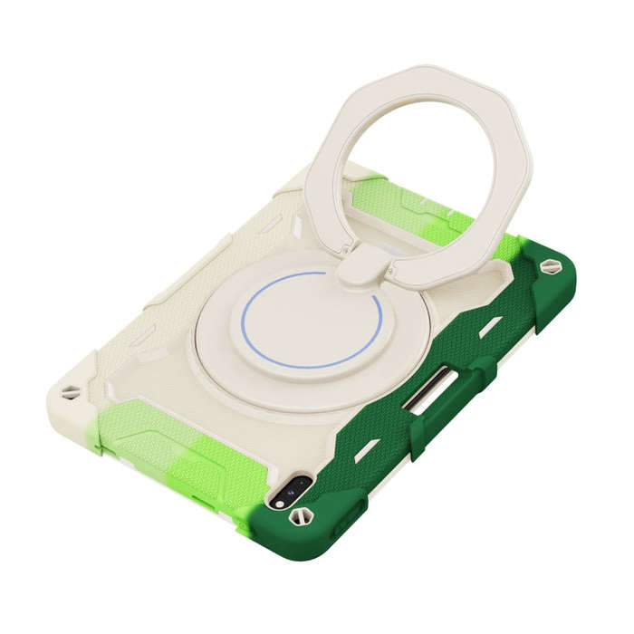 For Huawei Matepad Pro 10.8 Armor Contrast Color Silicone + PC Tablet Case(Colorful Green)