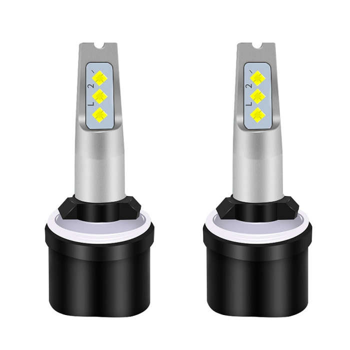 1 Pair 880 DC 12V-24V 12W 1800LM Car LED Fog Light(White Light)