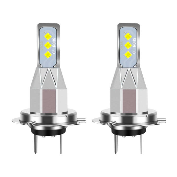 1 Pair H7 DC 12V-24V 12W 1800LM Car LED Fog Light(Yellow Light)