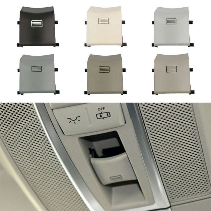 Car Dome Light Button Sunroof Window Switch Button for Mercedes-Benz W166 / W292 2012-, Left Driv...