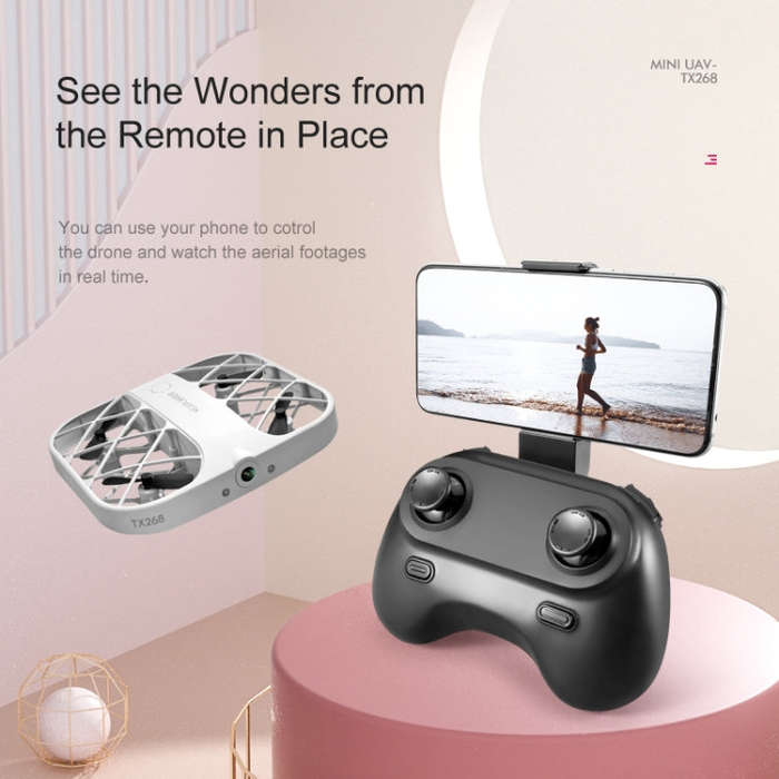 JJR/C H107 4K Grid Mini Pocket Small Quadcopter(White)