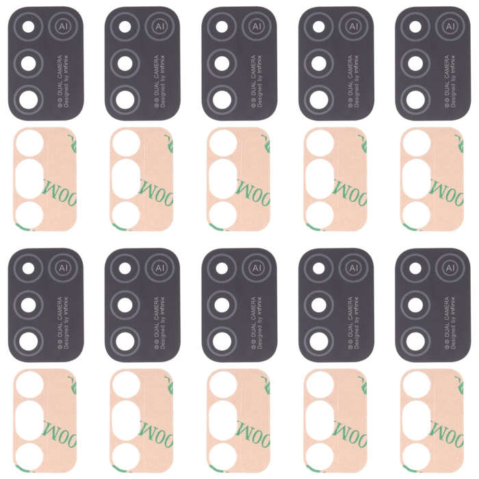 For Infinix Hot 11 Play 10pcs Back Camera Lens