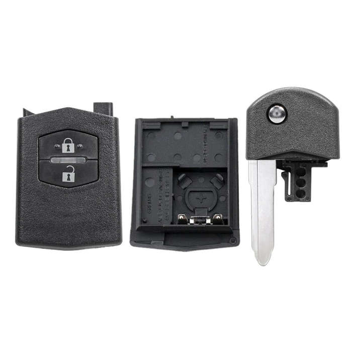 Car Key Shell Cover for Mazda, Style:3-button
