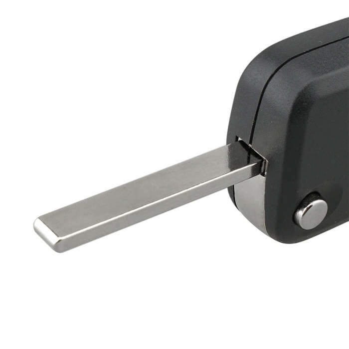 For Opel Car Foldable Blade Key Case with Screw Hole, Style:3-button HU43 Milling Embryo