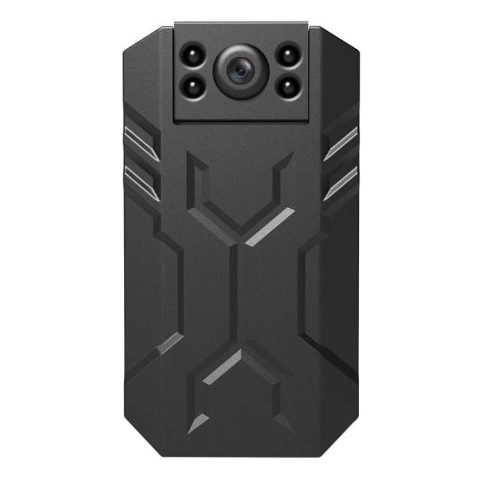 WD16 Mini HD WiFi Camera 180 Degrees Recorder with Back Clip(Black)