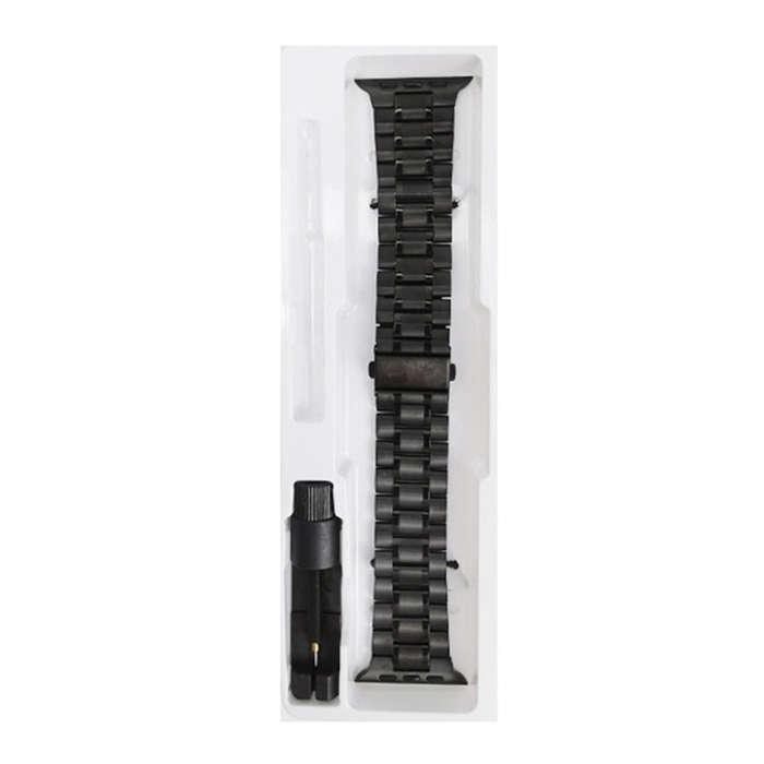 5-bead Stainless Steel Watch Band For Apple Watch Ultra 49mm&Watch Ultra 2 49mm / Series 9&8&7 45...