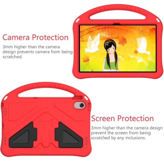For Huawei MatePad Pro 10.8 2021 EVA Shockproof Tablet Case with Holder(Red)