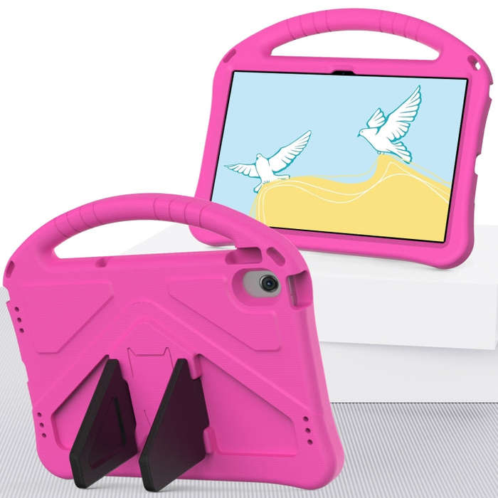 For Huawei MatePad Pro 10.8 2021 EVA Shockproof Tablet Case with Holder(Rose Red)