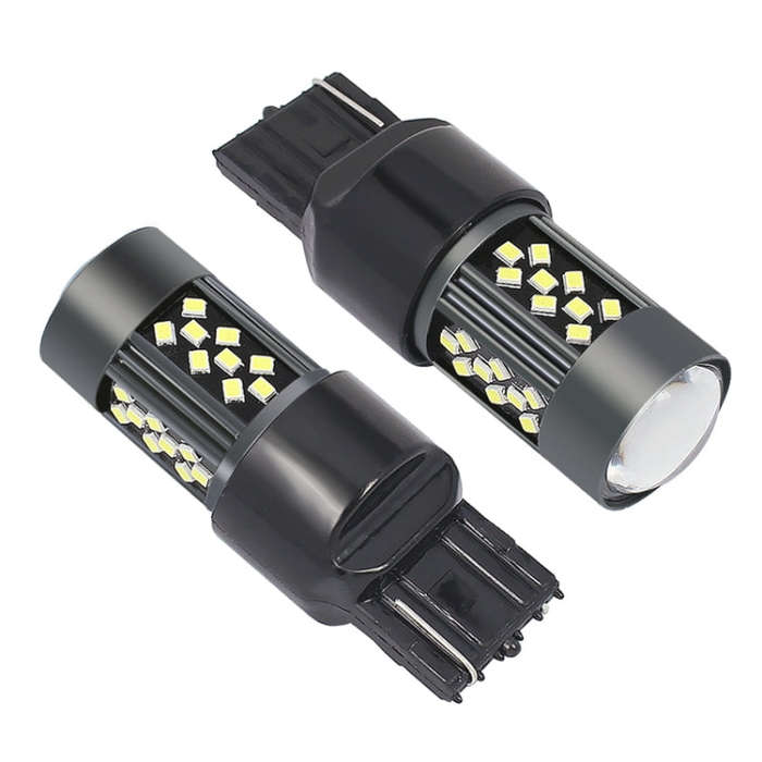 1 Pair 7440 12V 7W Strobe Car LED Fog Light(White Light)