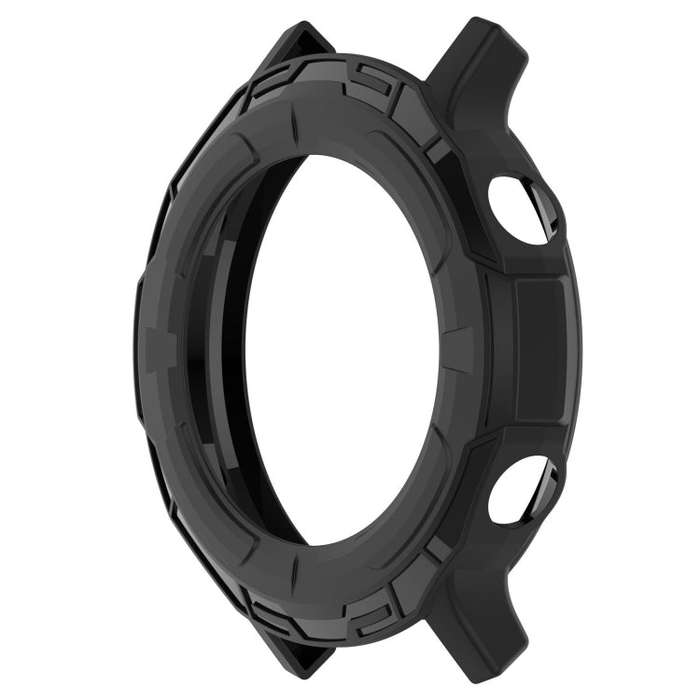 For Realme watch S RMA207 Armor Hollow TPU Watch Case(Black)