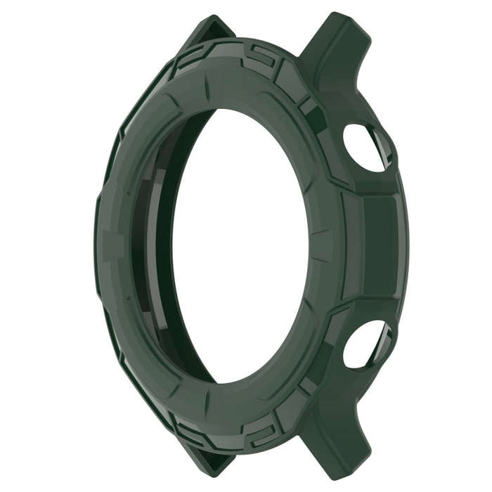 For Realme watch S RMA207 Armor Hollow TPU Watch Case(Olive Green)