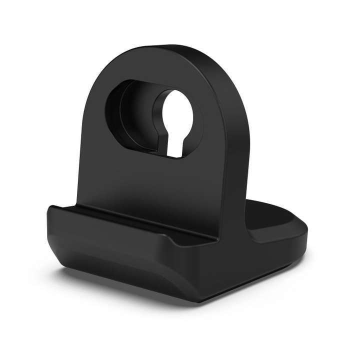 For Amazfit Bip 3 Silicone Stand without Charging Cable(Black)