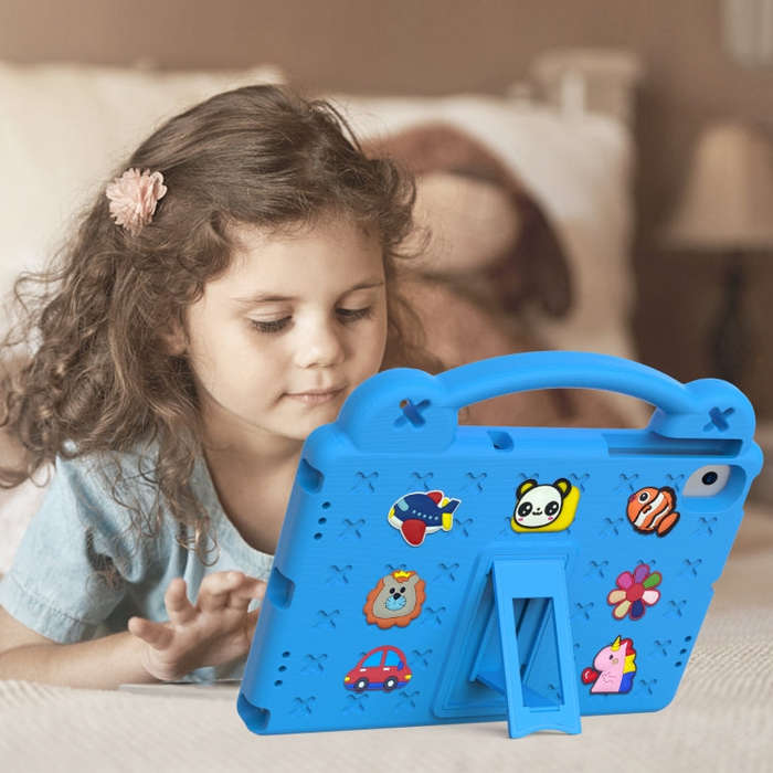 Handle Kickstand Children EVA Shockproof Tablet Case For Samsung Galaxy Tab A8 10.5 2022/2021 / L...