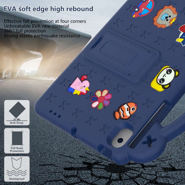 Handle Kickstand Children EVA Shockproof Tablet Case For Samsung Galaxy Tab A8 10.5 2022/2021 / L...