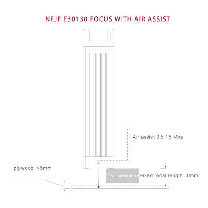 NEJE E30130 5.5W 450nm Laser Engraver Module Kits