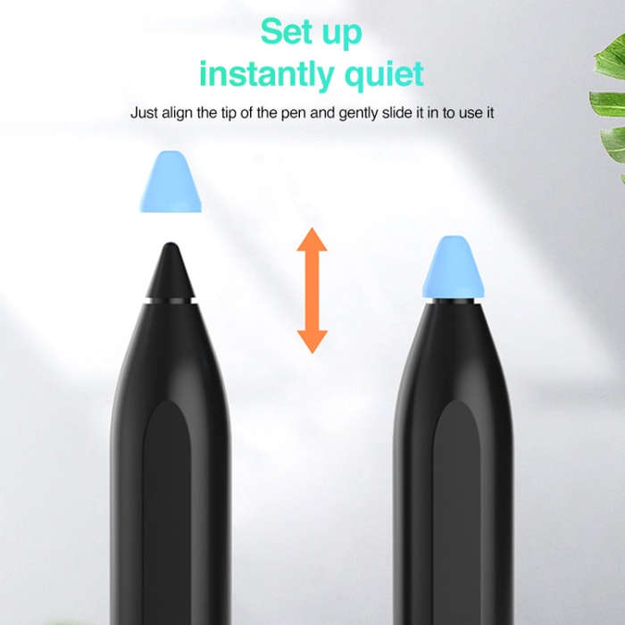 10 in 1 / Set Silicone Nib Cap For Xiaomi Pencil(Orange)