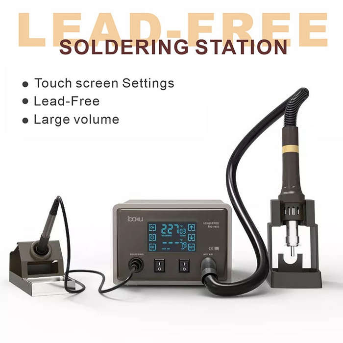 BAKU BA-9852 Digital ESD Hot Air Gun Soldering Station Welding Solder Iron(US Plug)