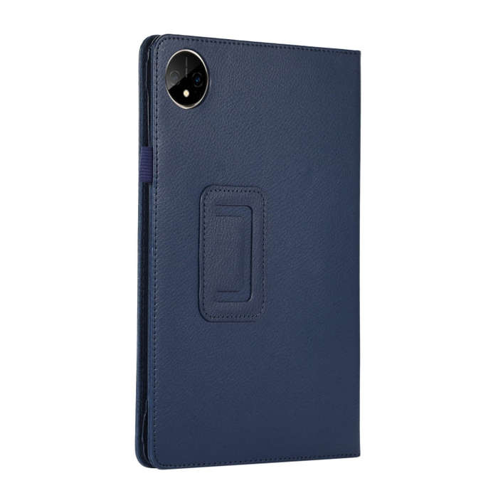 For Huawei MatePad Pro 11 inch 2022 Litchi Texture Leather Tablet Case with Holder(Dark Blue)