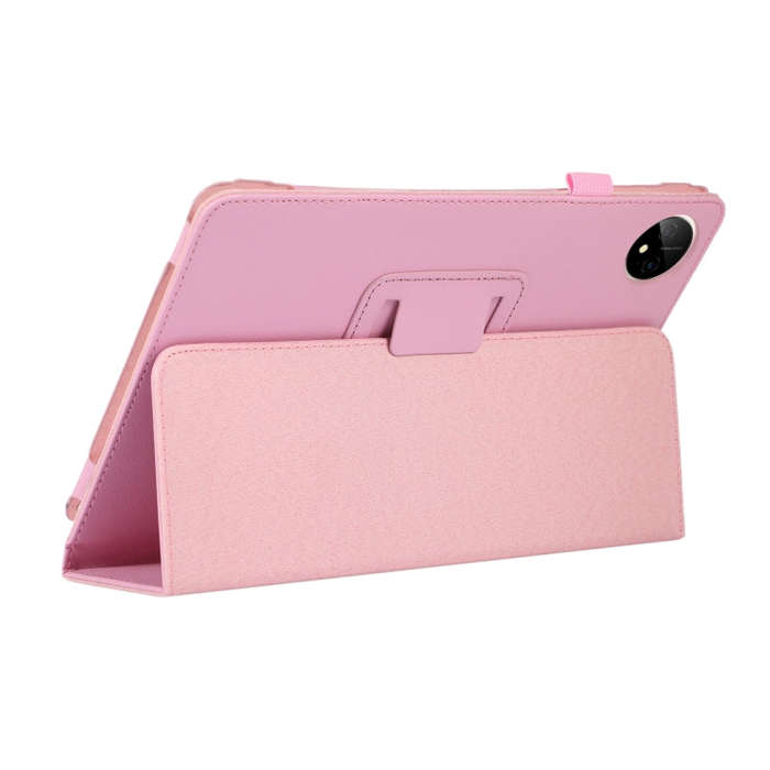 For Huawei MatePad Pro 11 inch 2022 Litchi Texture Leather Tablet Case with Holder(Pink)
