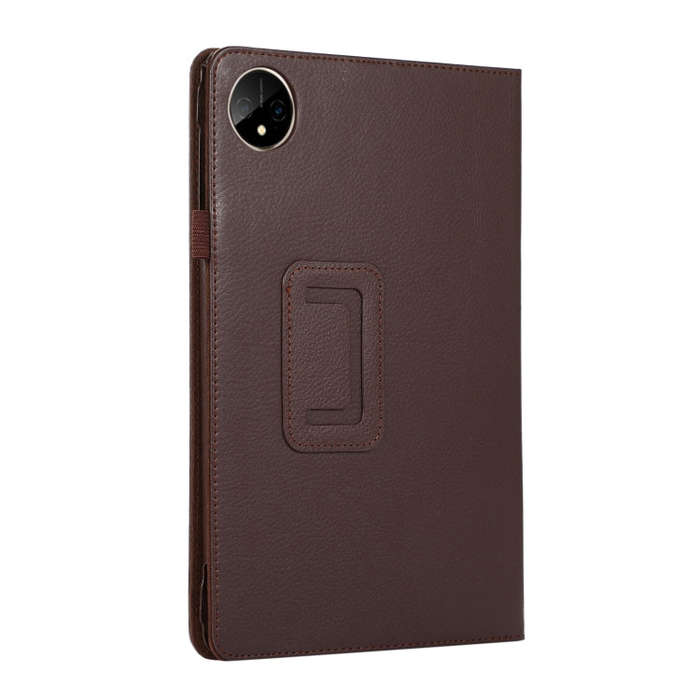 For Huawei MatePad Pro 11 inch 2022 Litchi Texture Leather Tablet Case with Holder(Brown)