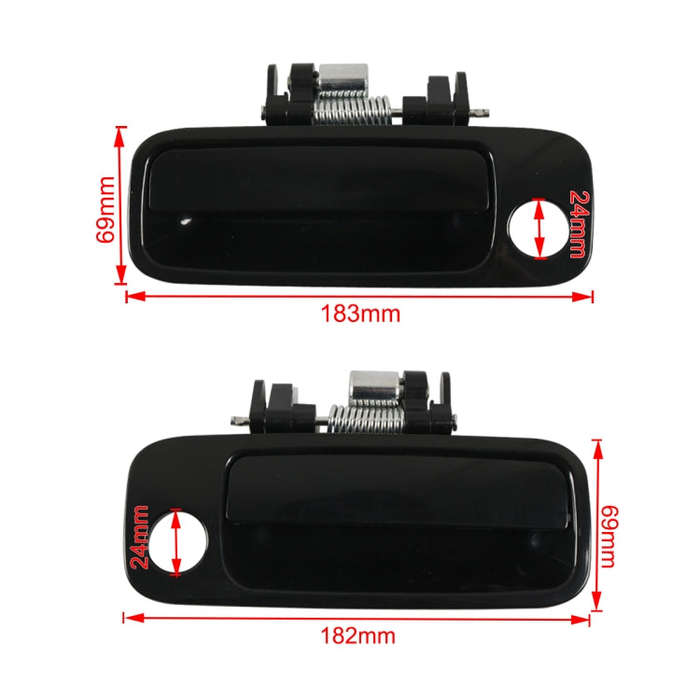 A7770 1 Pair Car Front Outside Door Handle 69210-AA010 for Toyota Camry 1997-2001