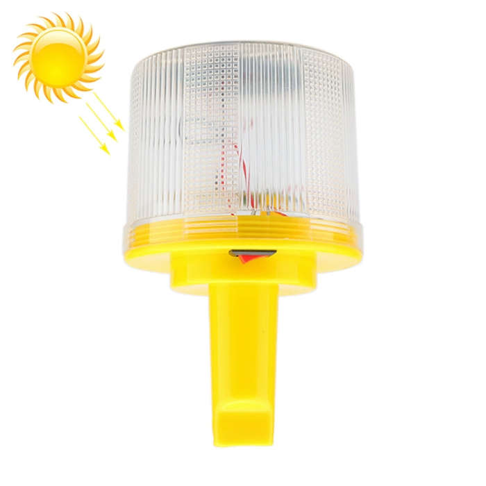 Night Solar Safety Warning Flash Light, Specification:03 Slim Sticks Tied or Inserted(White)