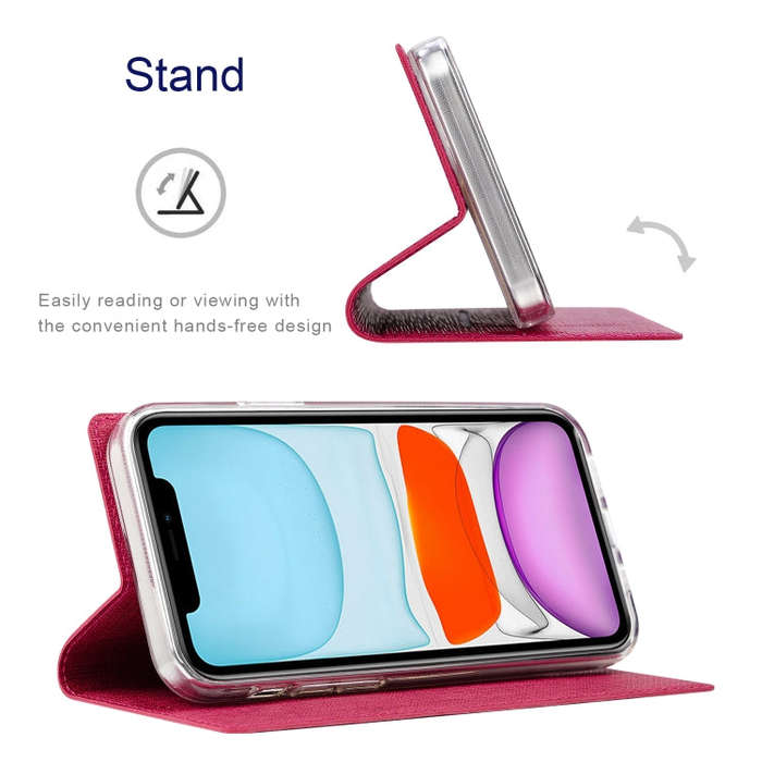 For OnePlus 10T 5G/Ace Pro 5G ViLi DMX Series TPU + PU Shockproof Leather Phone Case(Rose Red)