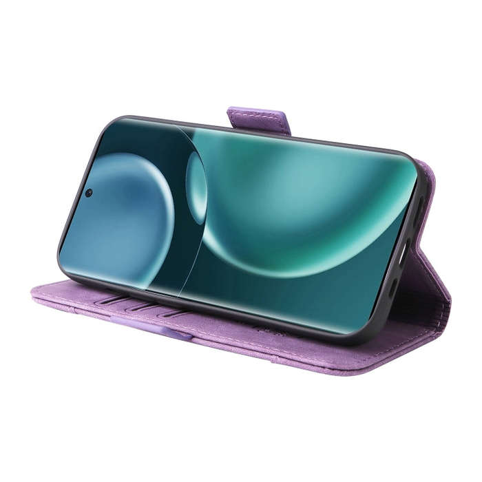 For Honor Magic4 BETOPNICE Dual-side Buckle Leather Phone Case(Purple)